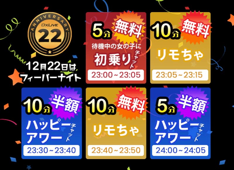 【DXLIVE】22周年記念 フィーバーナイト